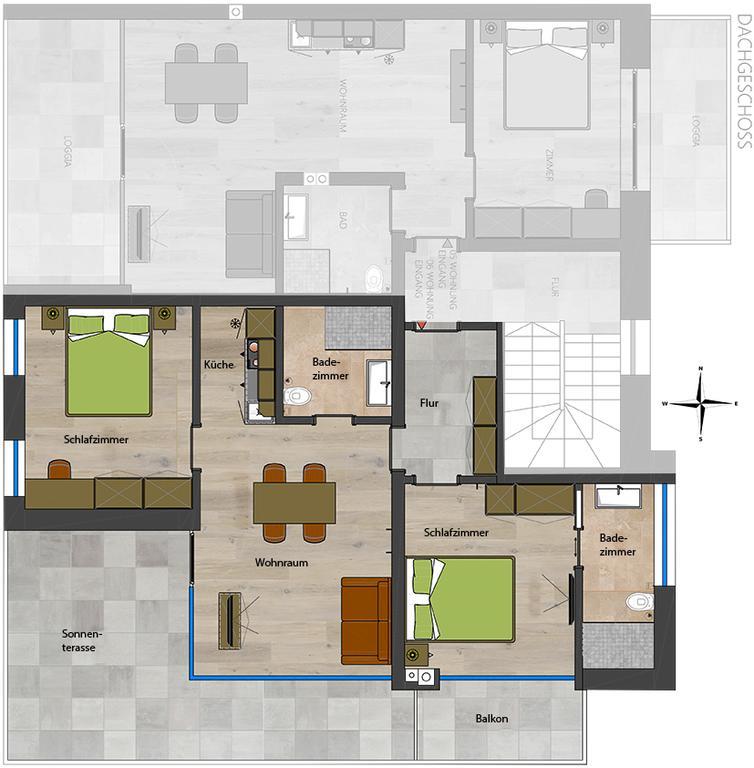 Alpenchalet Apartments Parcines Luaran gambar